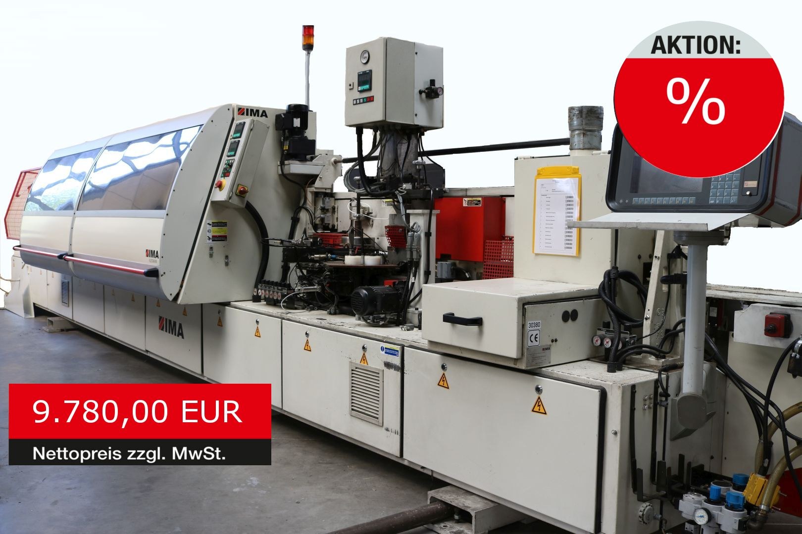 Single sided edge banding machine / IMA / Novimat/K/I/G80/821/R3