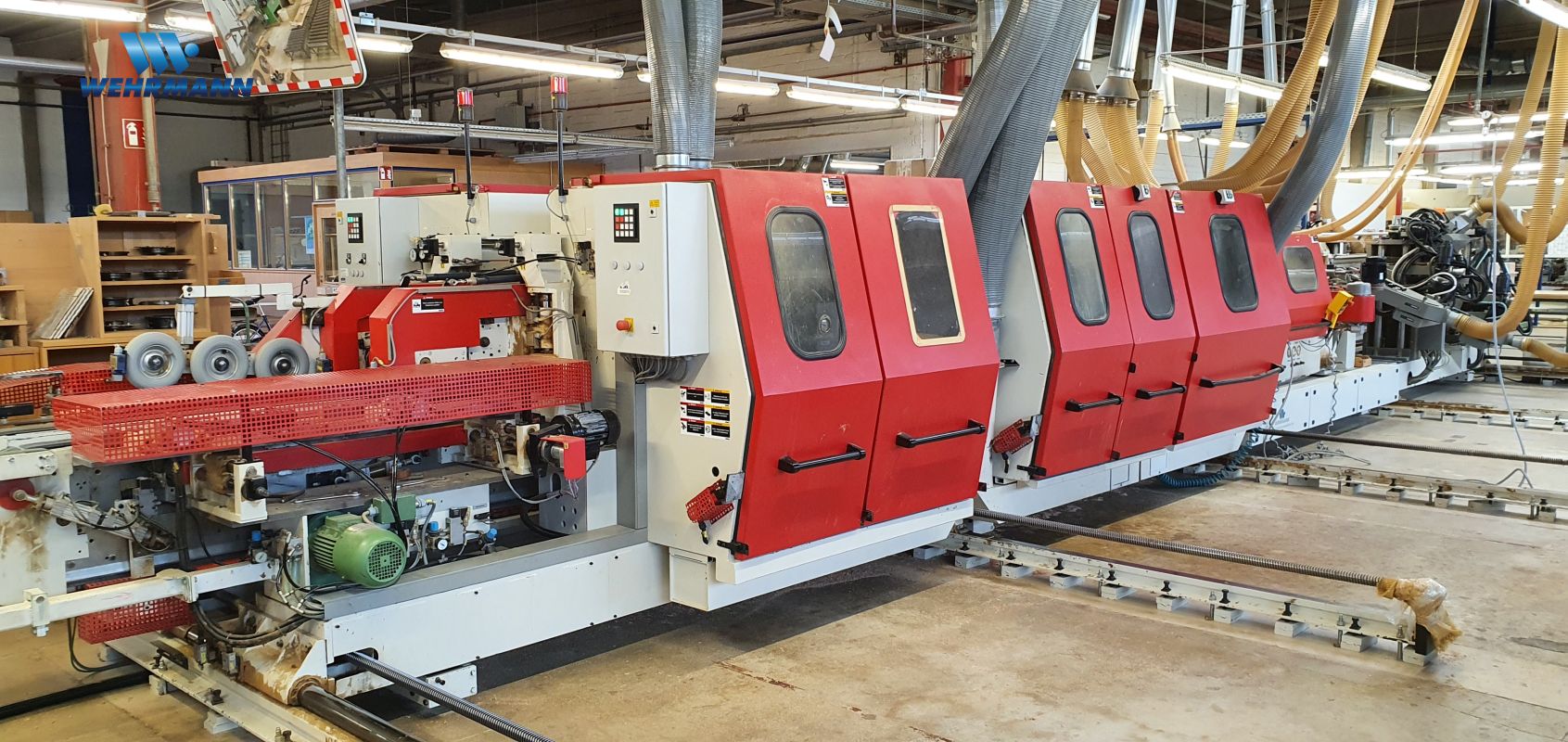 Double end tenoner for solid wood panels / IMA / 