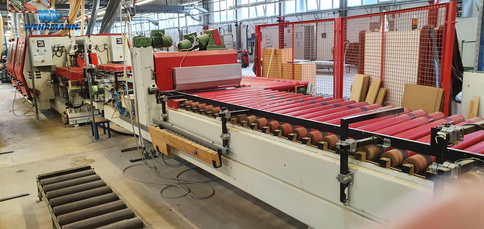 Double end tenoner for solid wood panels / IMA / 