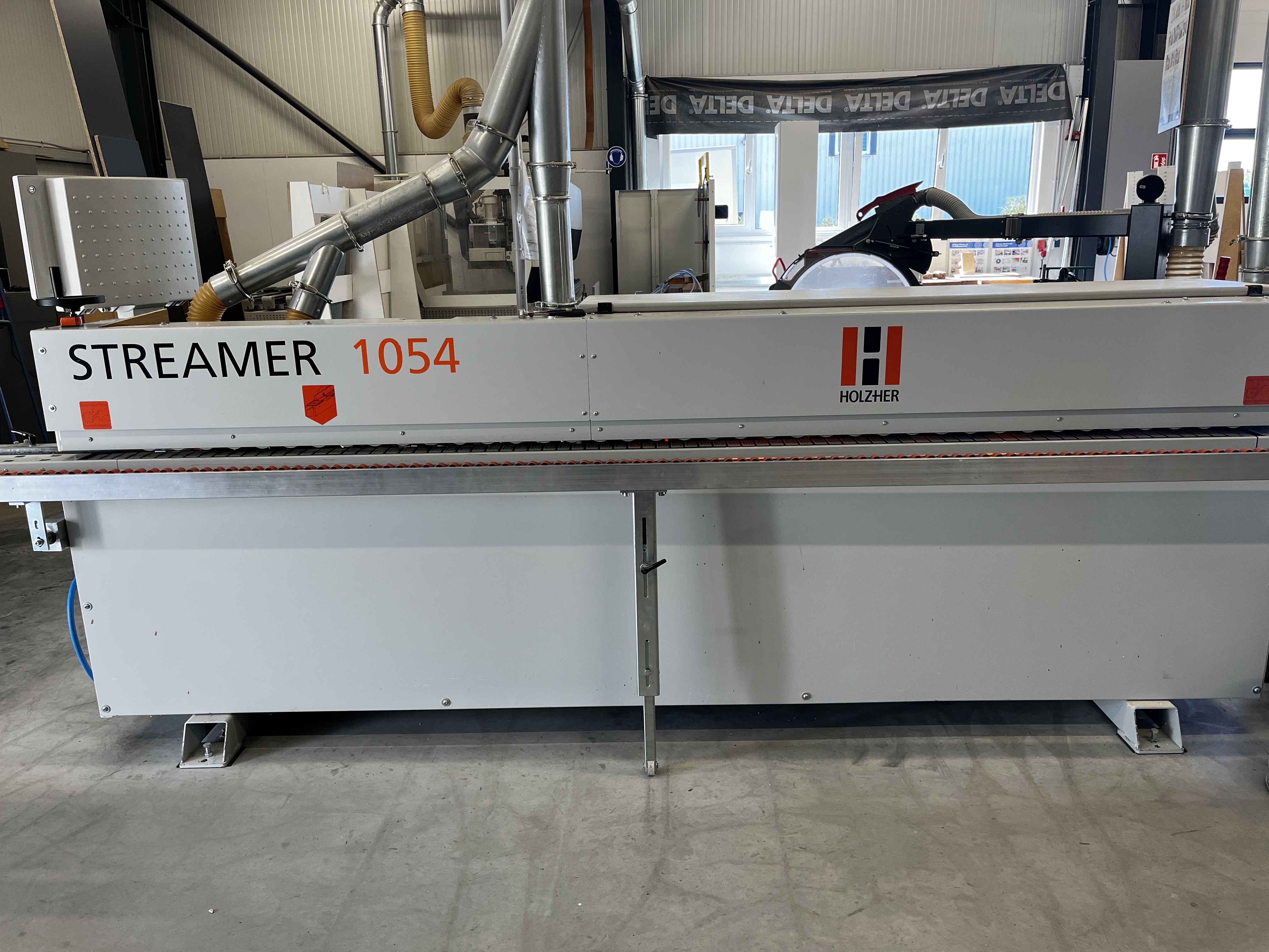 single-sided edge banding machine  / HOLZHER / Streamer 1054