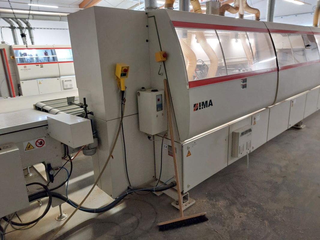 Edge banding machine with workpiece returning system / IMA / NOVIMAT / I / G80 / 650 / L20