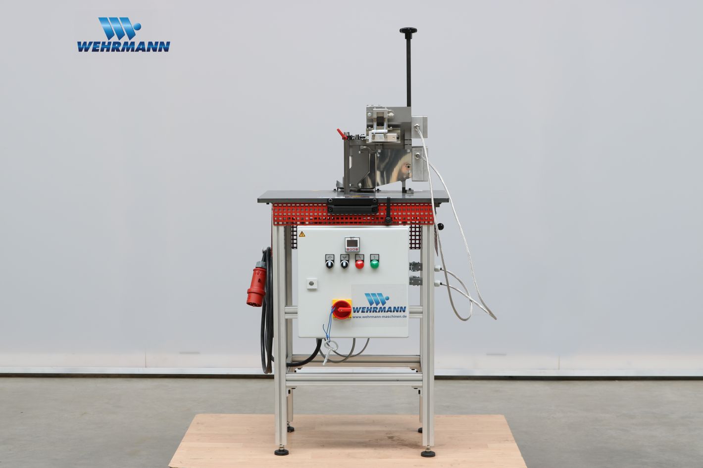 Heating- and service table for gluing units / WEHRMANN / VHT