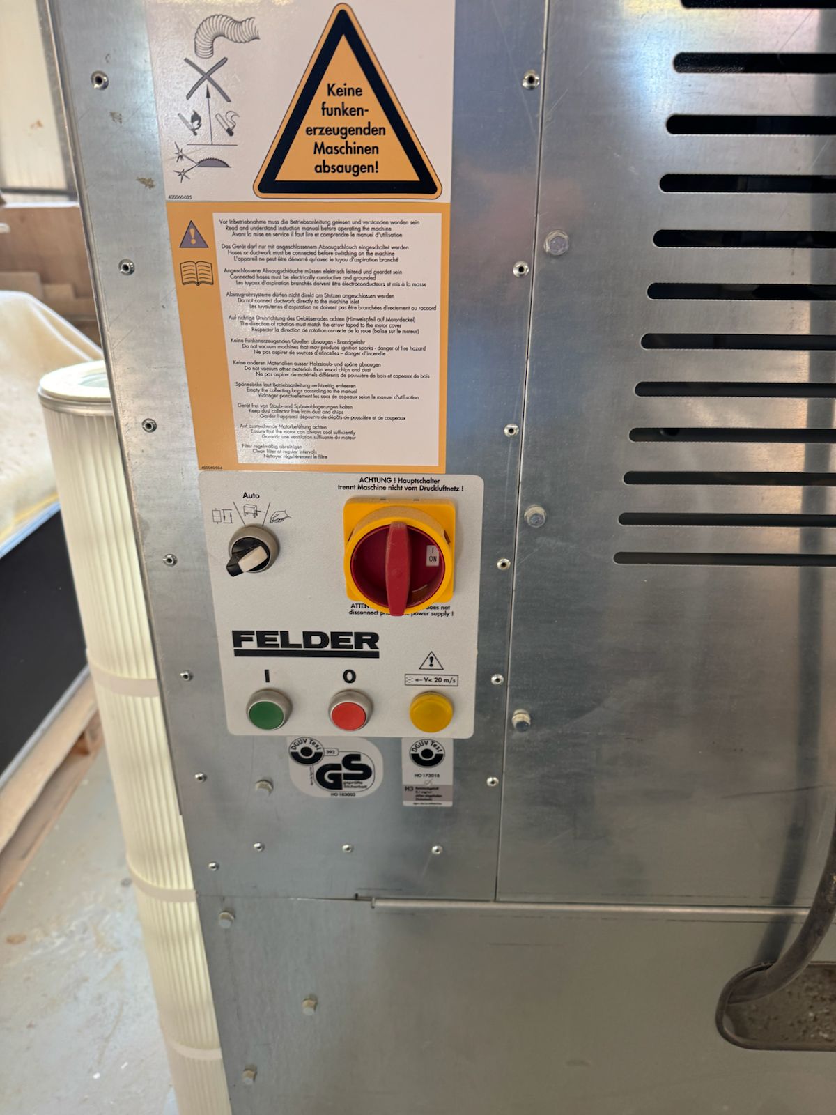 Mobile dust extraction / FELDER / RL 200