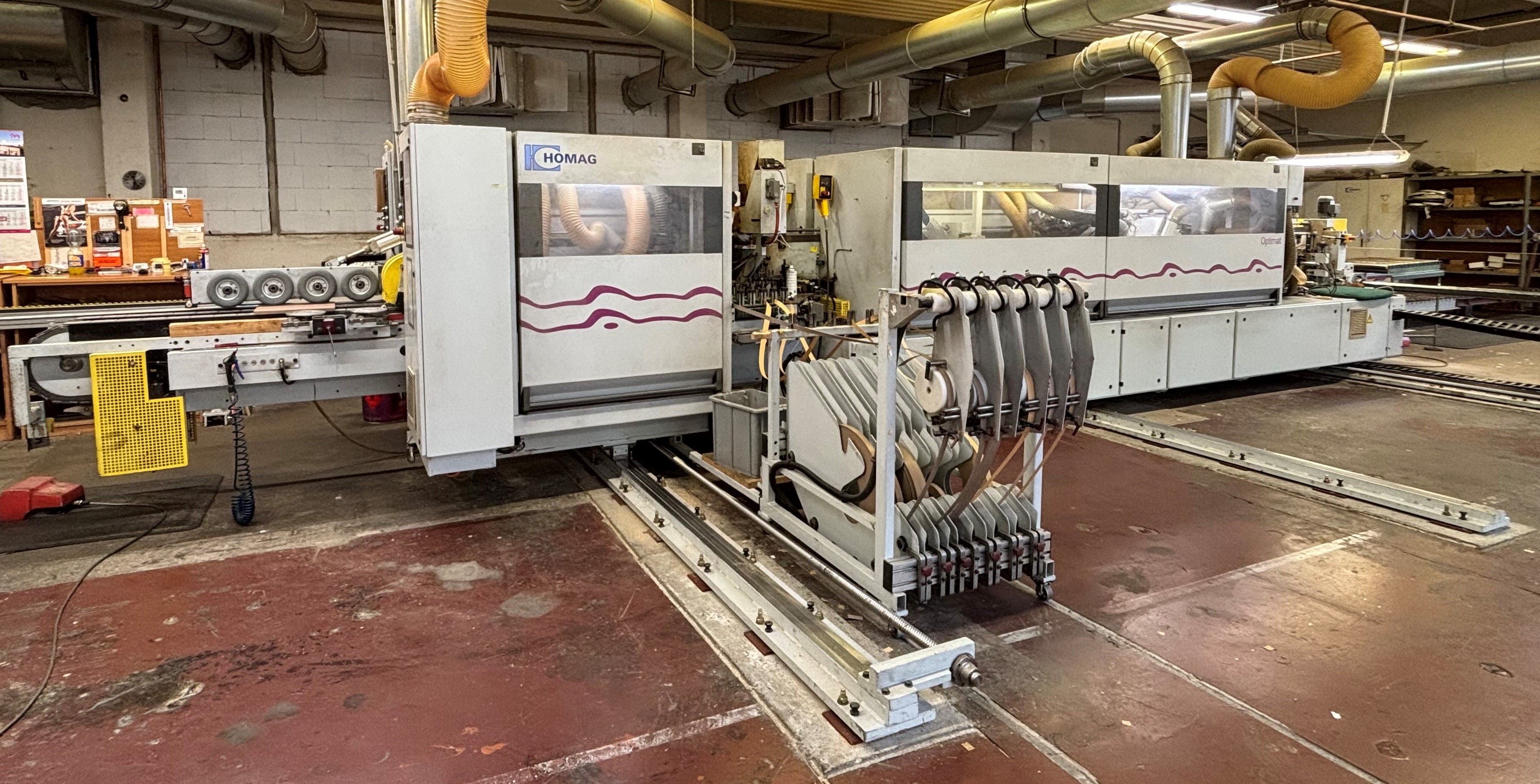 double-sided edge banding machine / HOMAG / OPTIMAT KF 26/8/A3/25