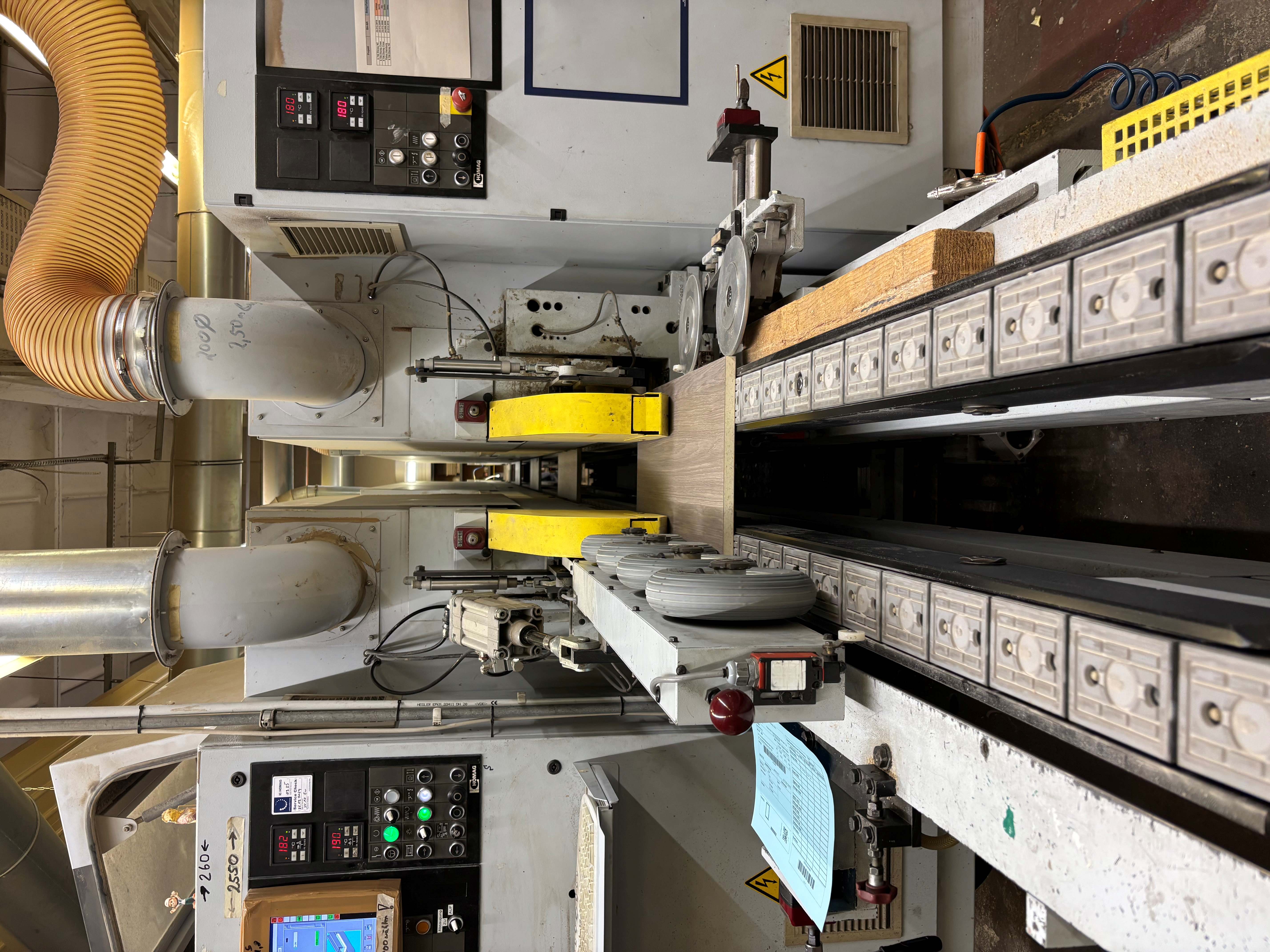 double-sided edge banding machine / HOMAG / OPTIMAT KF 26/8/A3/25