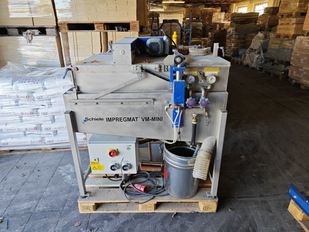 high-performance coating machine / Schiele  /  Impregmat VM-Mini