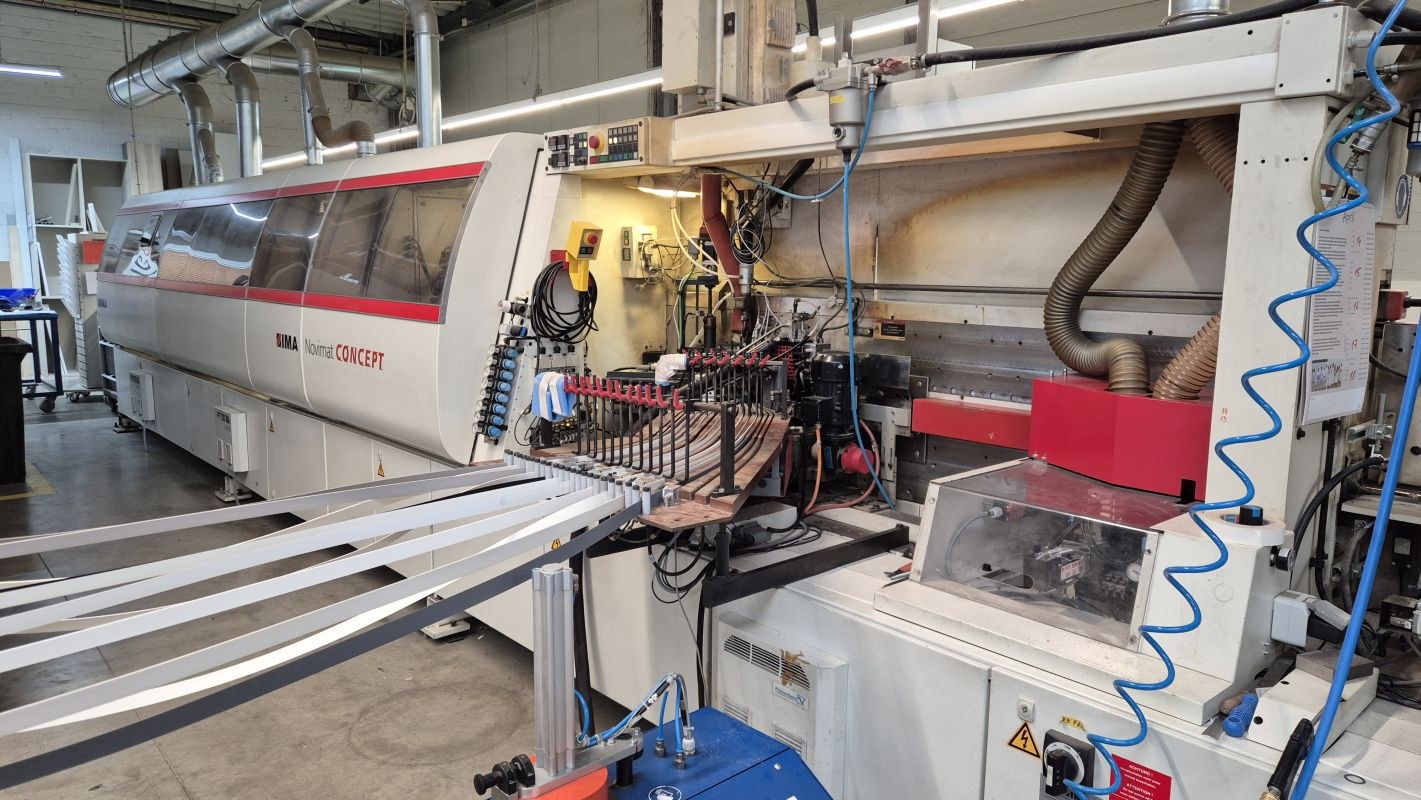single-sided edge banding machine / IMA / Novimat Concept/I/G80/440/R3