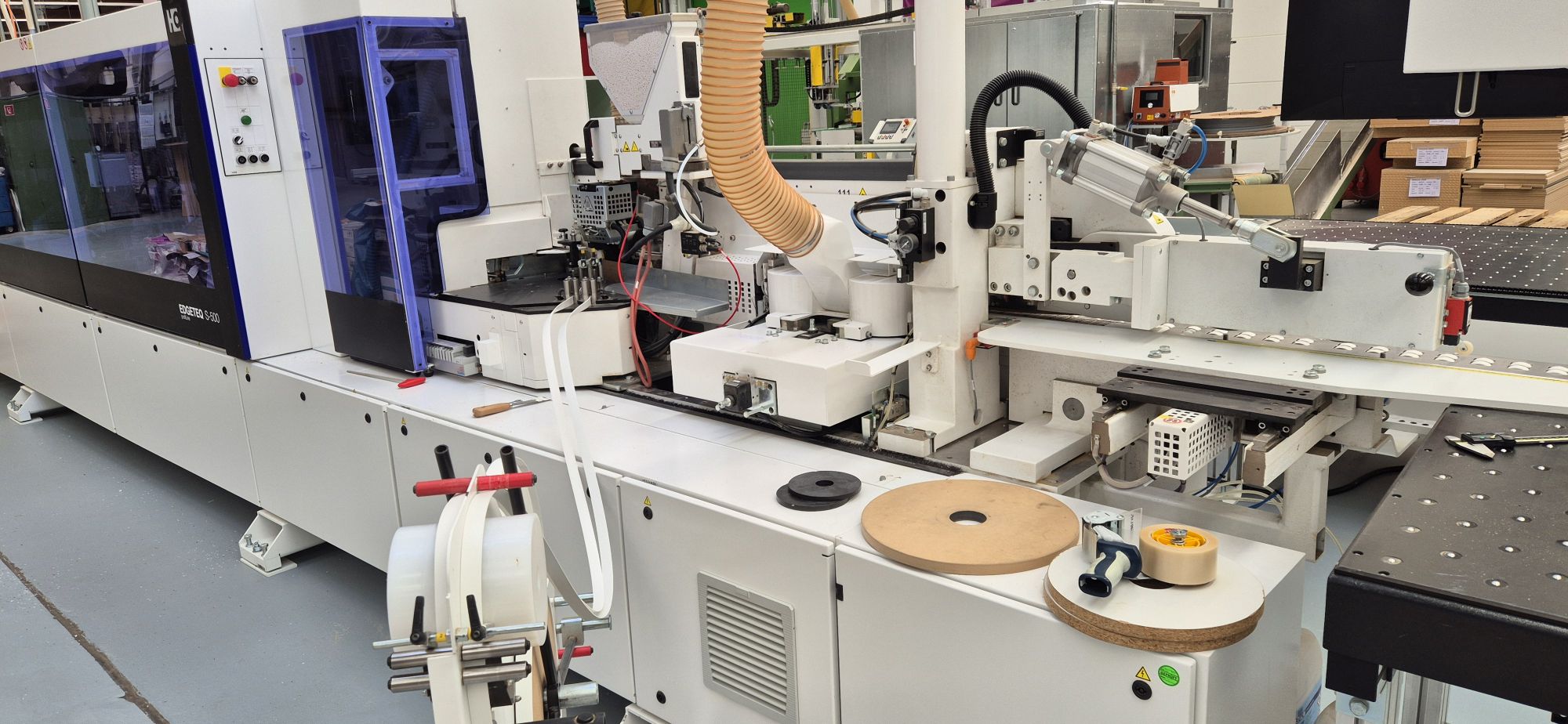 edge banding machine with recirculation / HOMAG / EDGETEC S-500