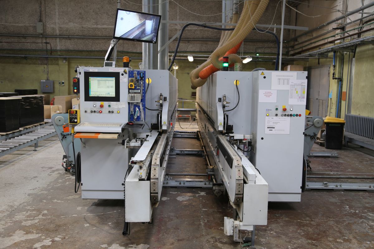 double-sided edge banding machine / HOMAG / KFL526/C