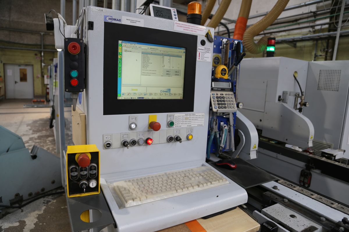double-sided edge banding machine / HOMAG / KFL526/C