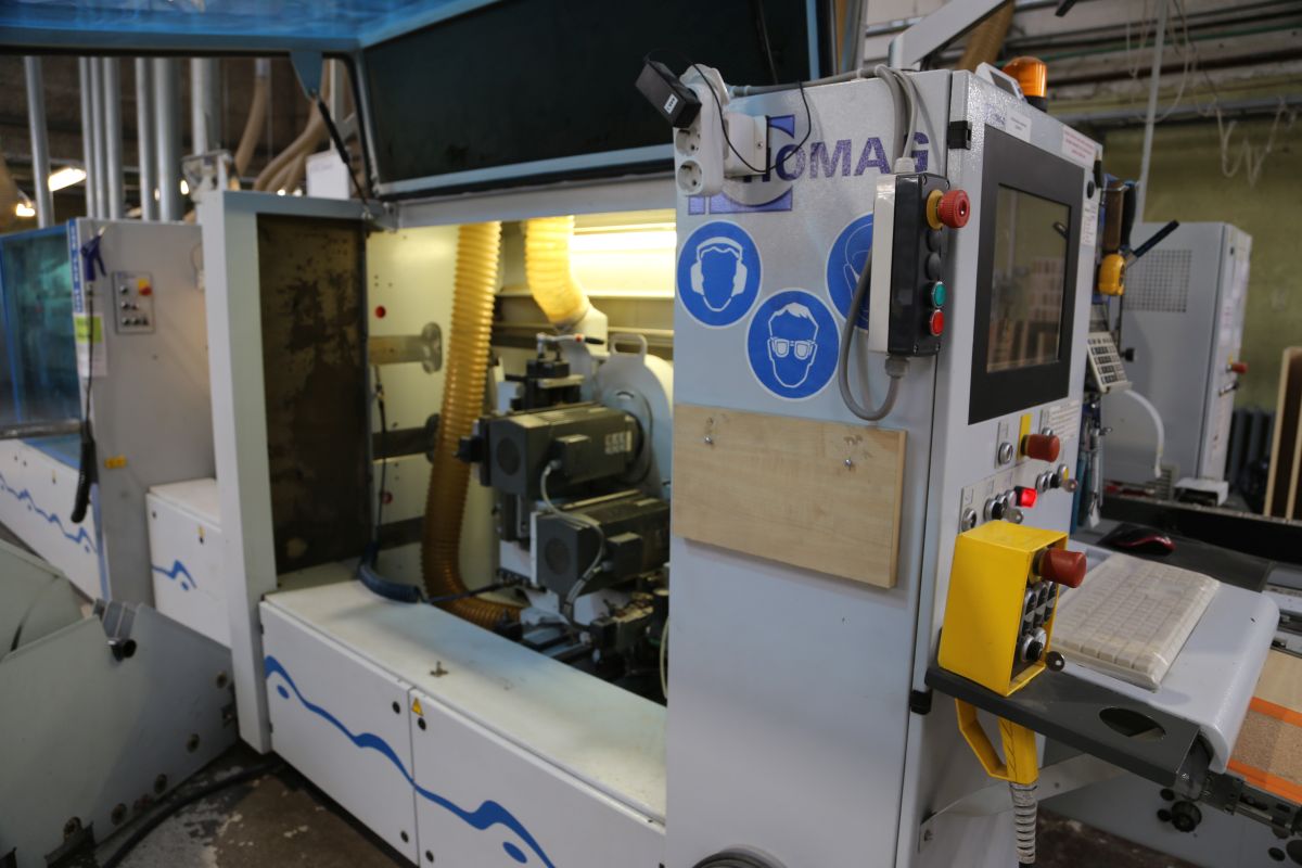 double-sided edge banding machine / HOMAG / KFL526/C
