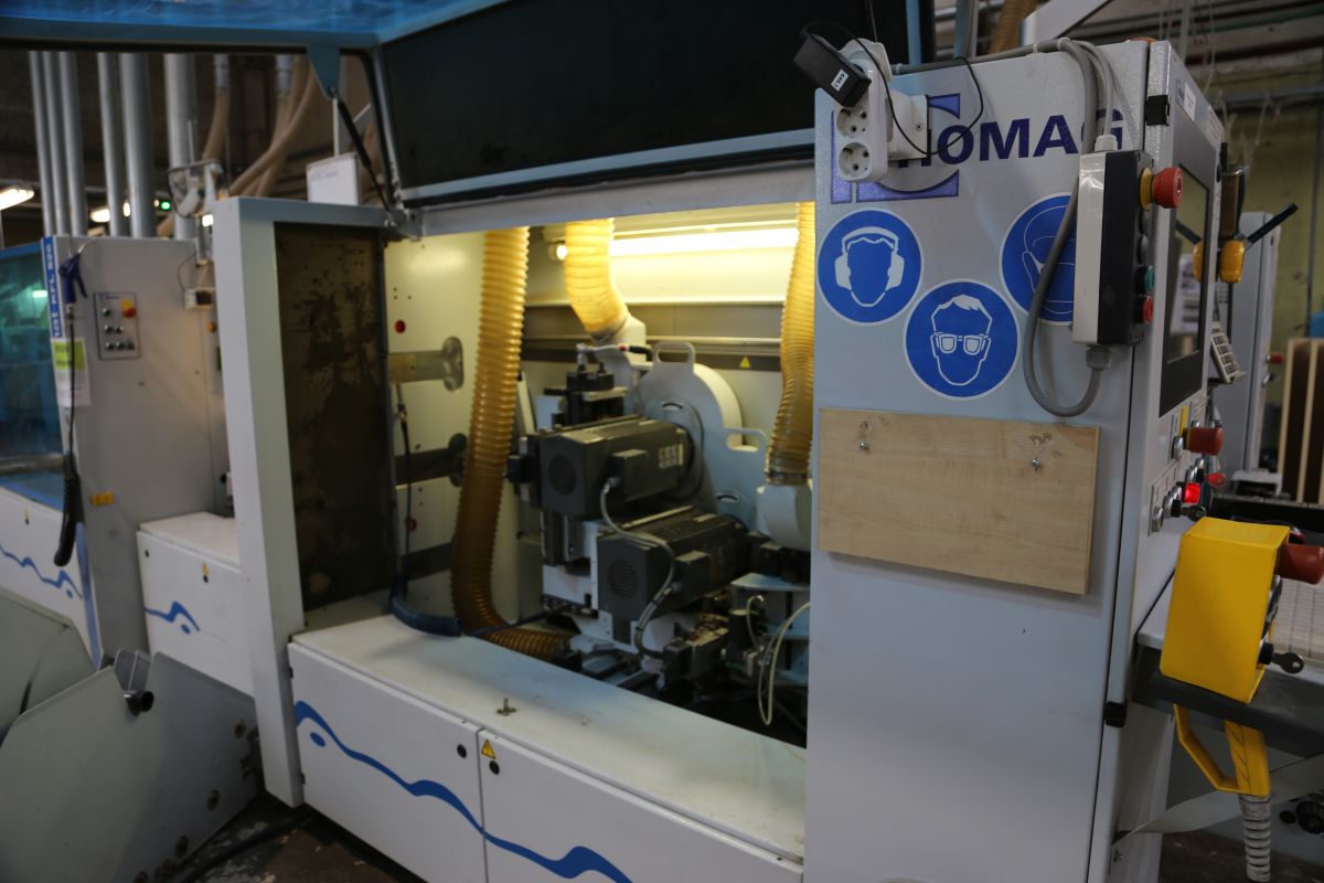 double-sided edge banding machine / HOMAG / KFL526/C
