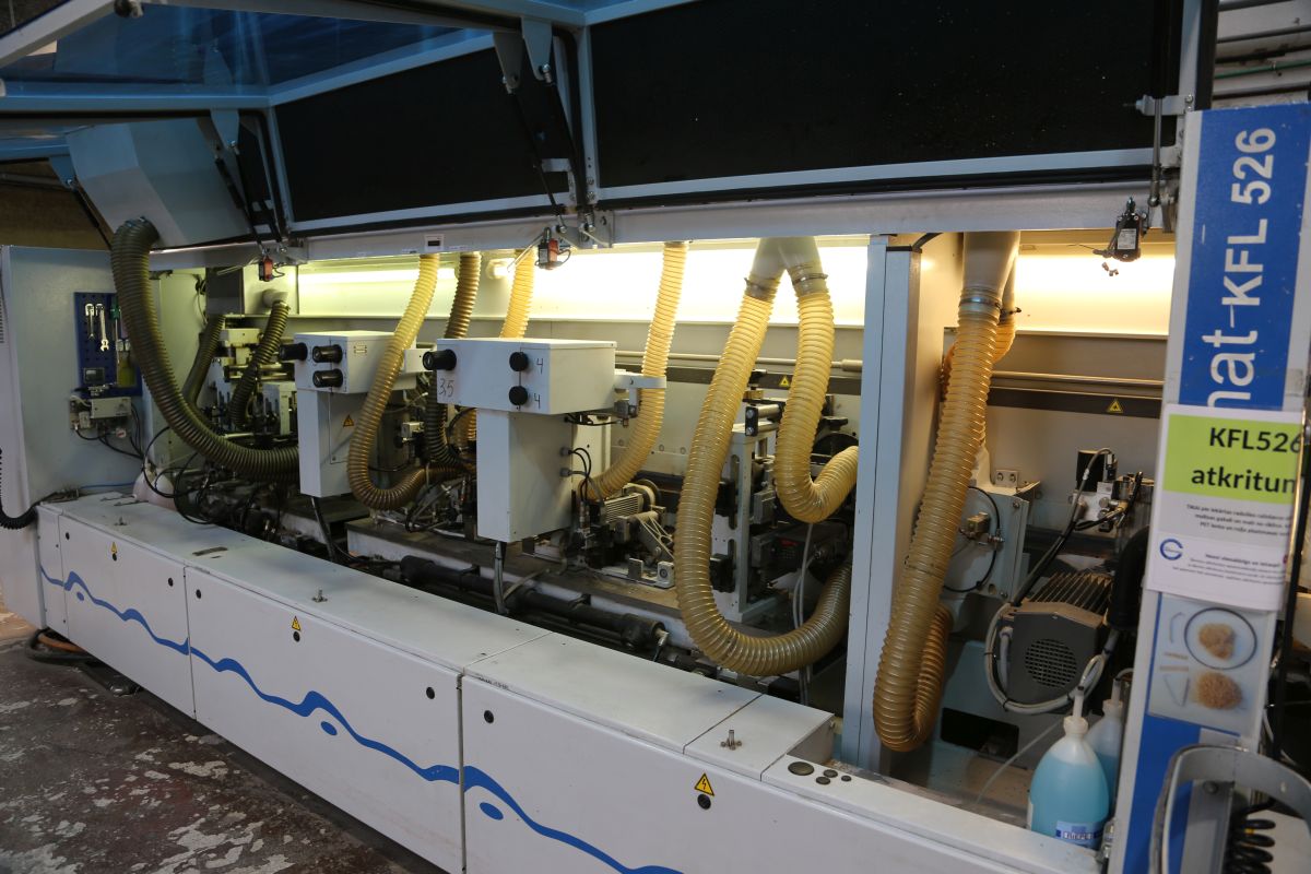double-sided edge banding machine / HOMAG / KFL526/C