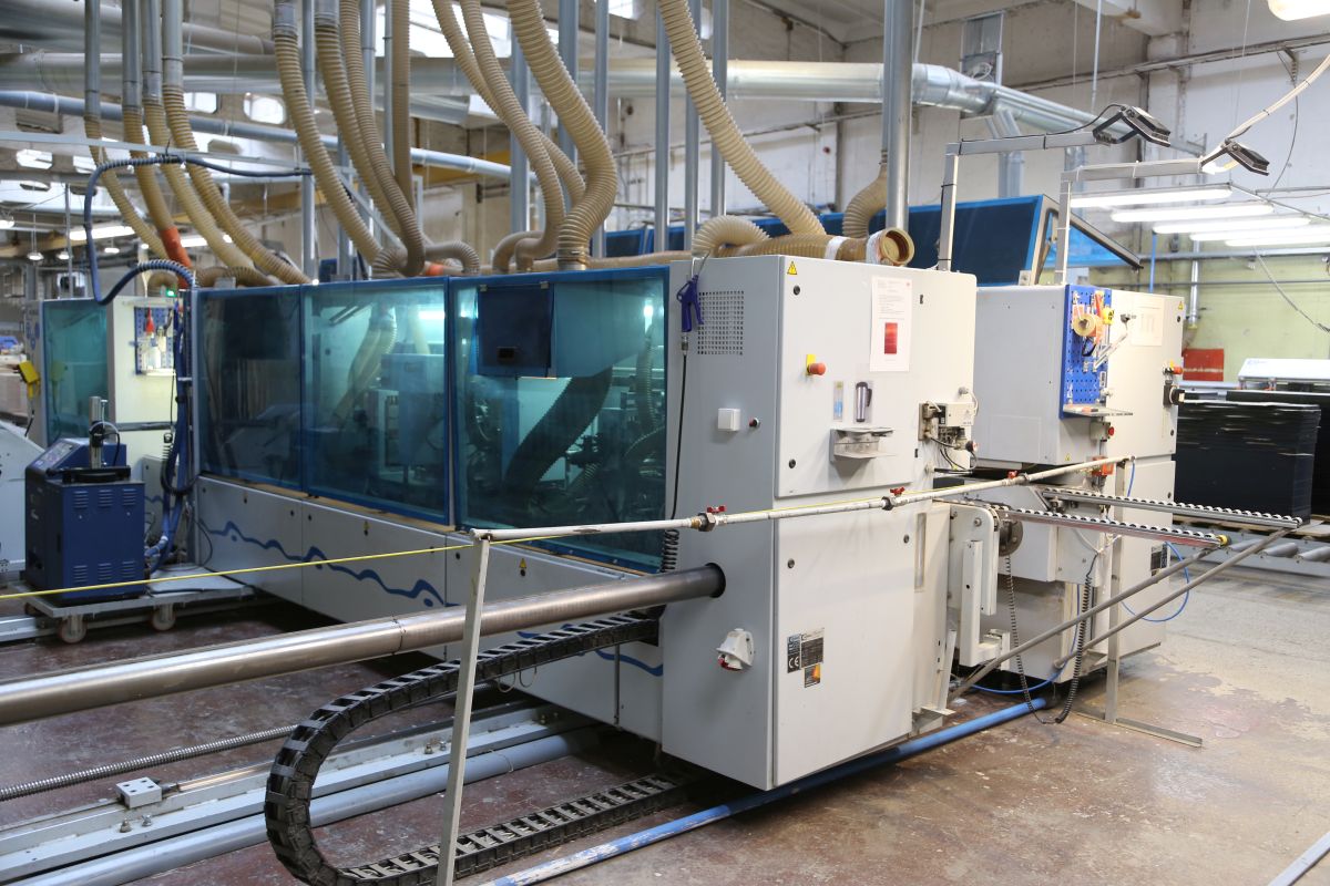 double-sided edge banding machine / HOMAG / KFL526/C