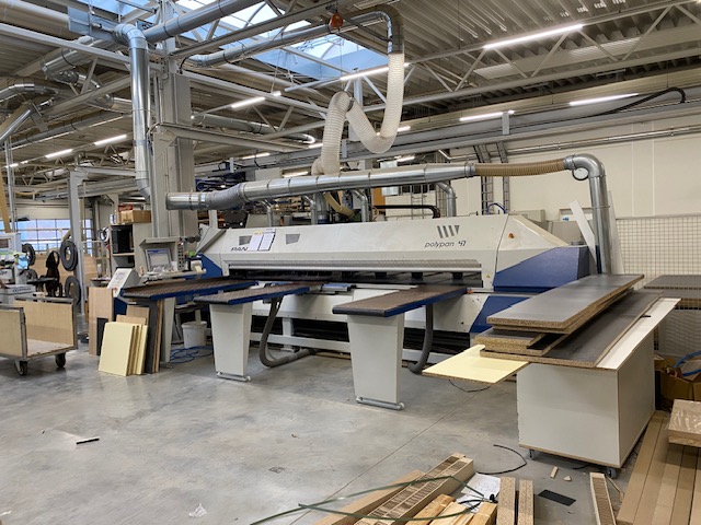 panel dividing saw with storage and feeding system  / PANHANS / POLYPAN 47 F