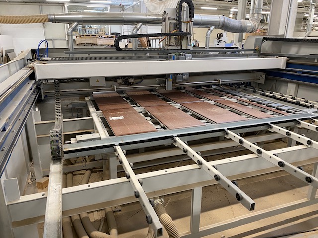 panel dividing saw with storage and feeding system  / PANHANS / POLYPAN 47 F