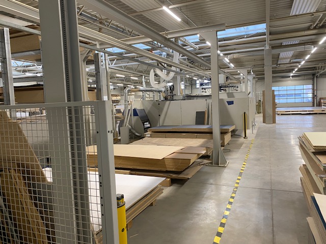 panel dividing saw with storage and feeding system  / PANHANS / POLYPAN 47 F