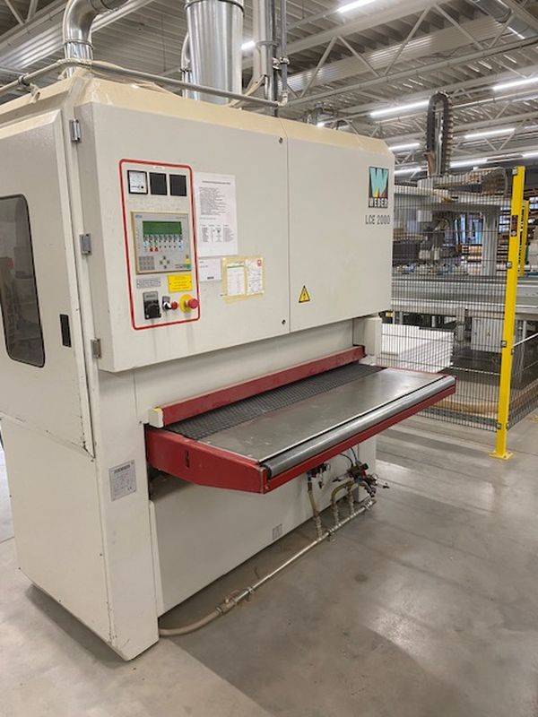 wide-belt sanding machine / WEBER / LCE-2000-S-S1350
