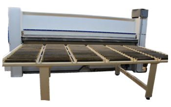 hydraulic hot plate press 3500 x 1400 mm / OMC / 