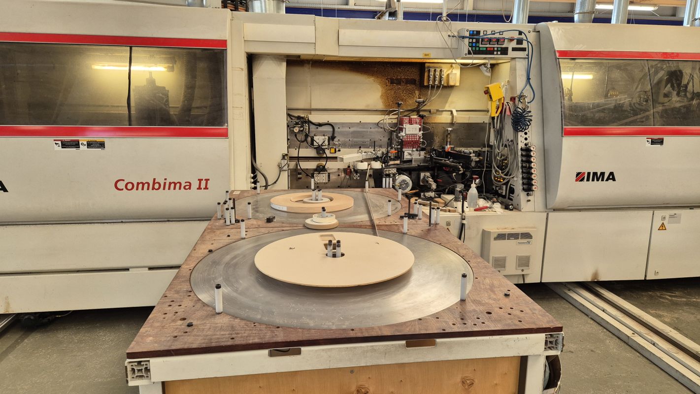 double - sided edge banding machine / IMA / Combima/II/390/B/L12