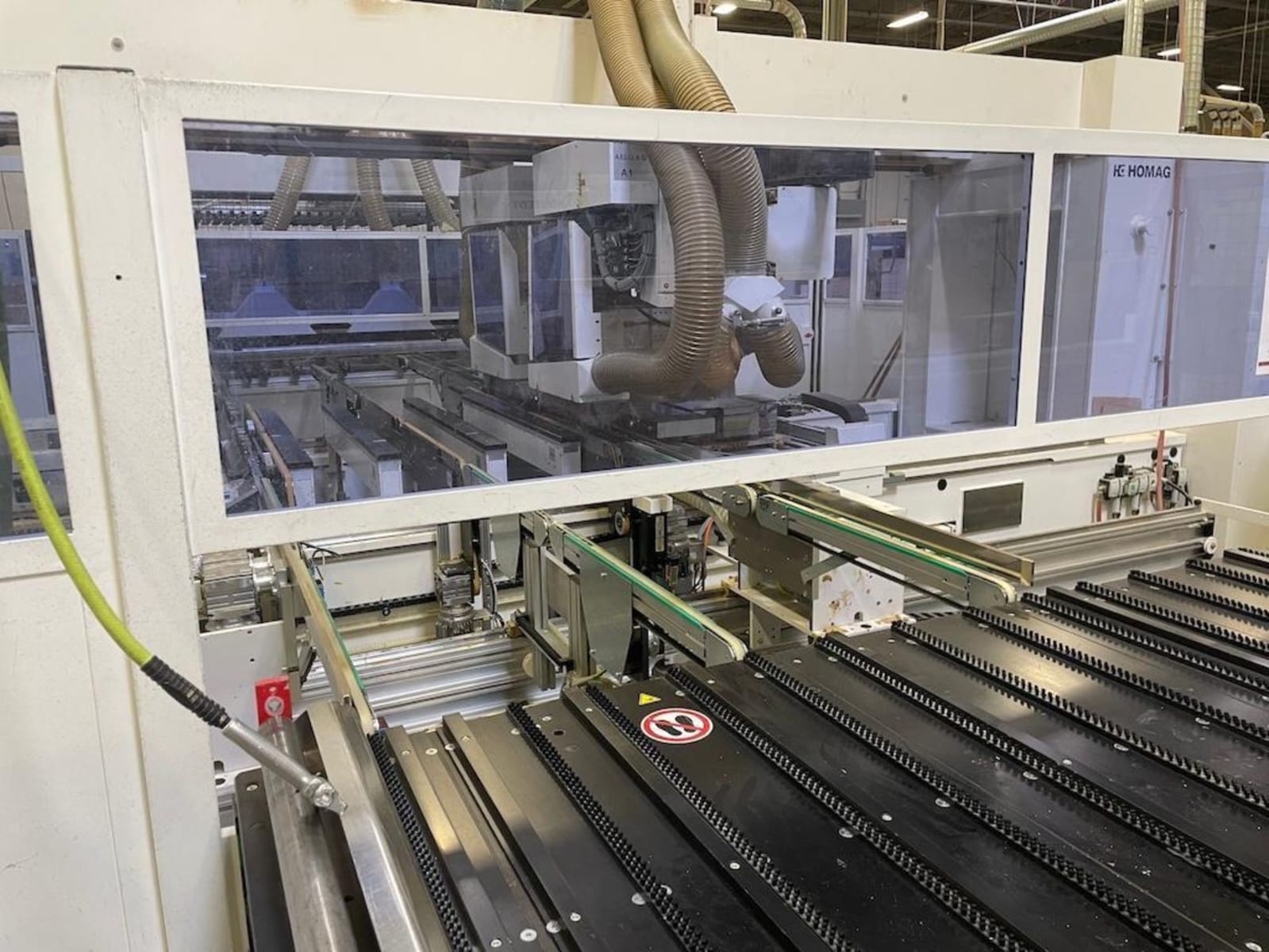 CNC machining center with destacking system  / WEEKE / BHT 500