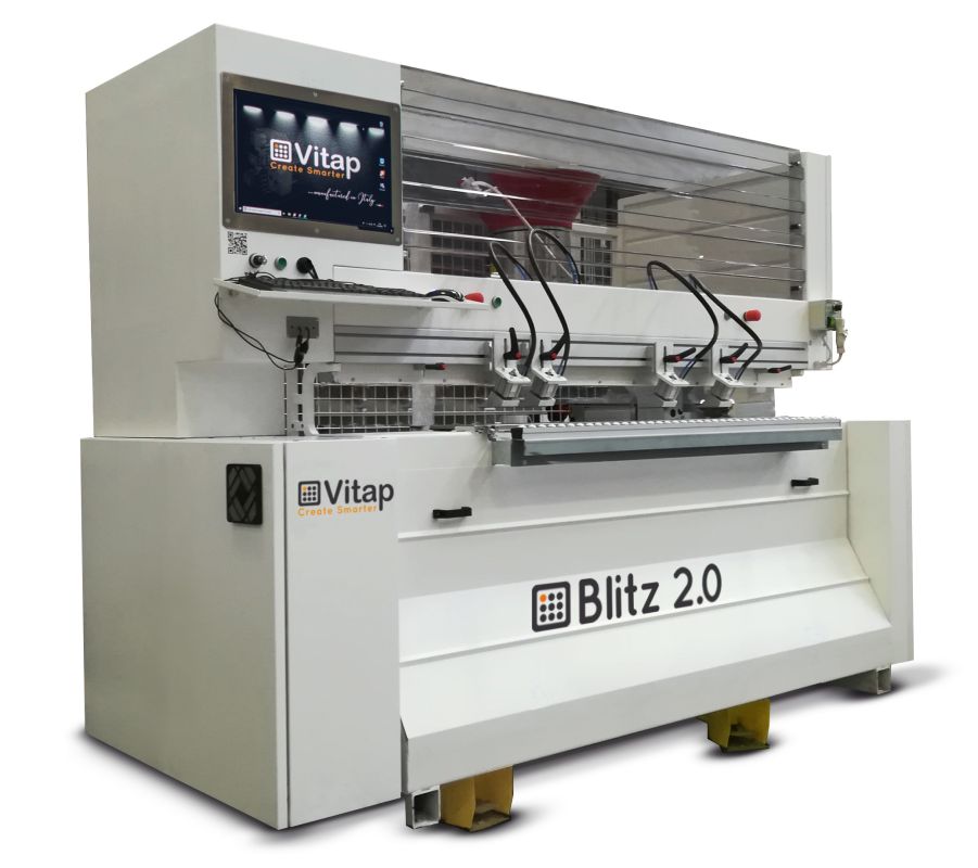 CNC drilling- and dowel inserting machine / VITAP / Blitz 2.0