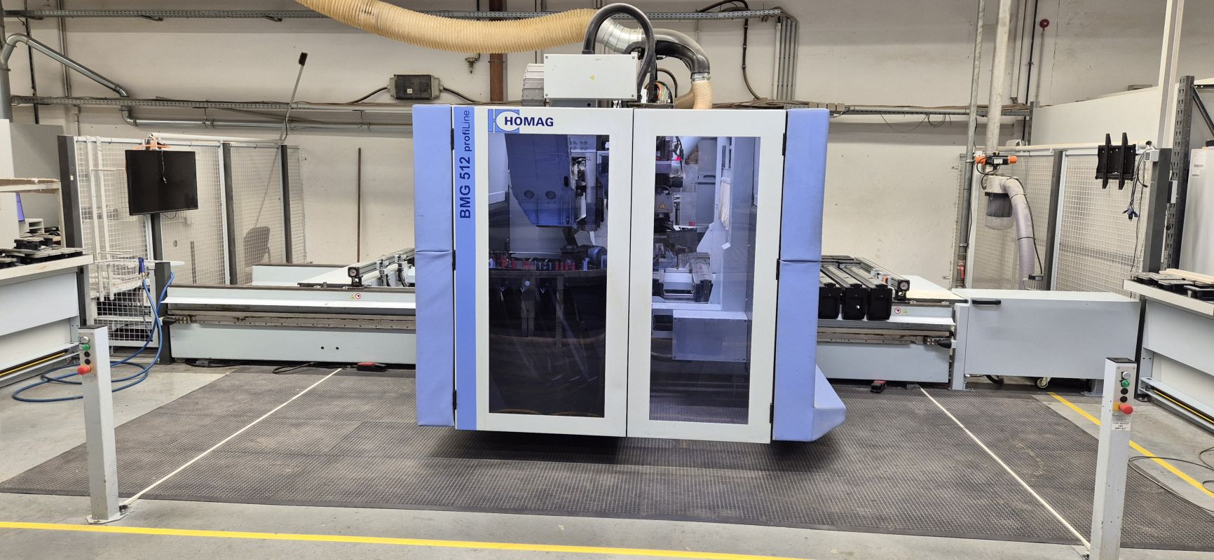 CNC - Machining Center with gluing unit / HOMAG / BMG 512/40/12/V/A