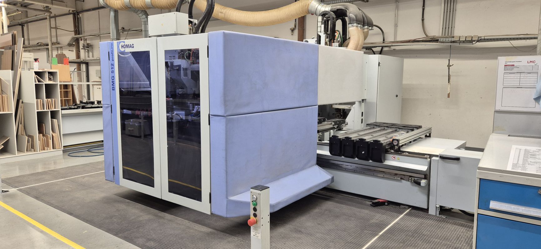 CNC - Machining Center with gluing unit / HOMAG / BMG 512/40/12/V/A