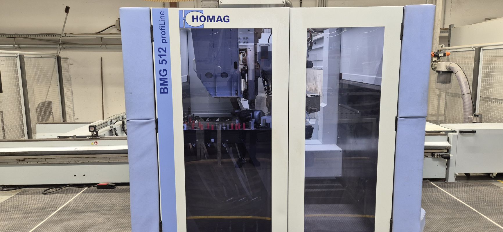 CNC - Machining Center with gluing unit / HOMAG / BMG 512/40/12/V/A
