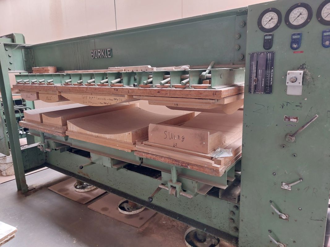 molding press / BÜRKLE / FPMU 275/120