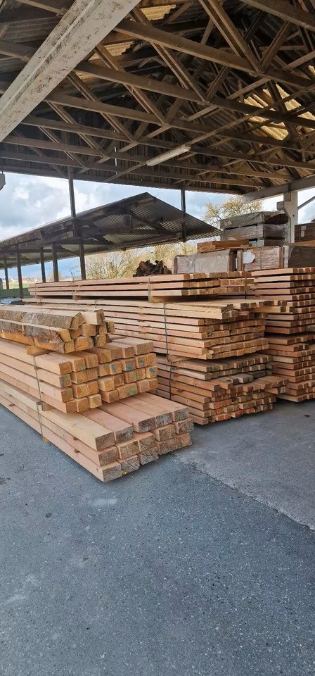 complete log band sawmill with double edger and wood excavator / WINTER / 