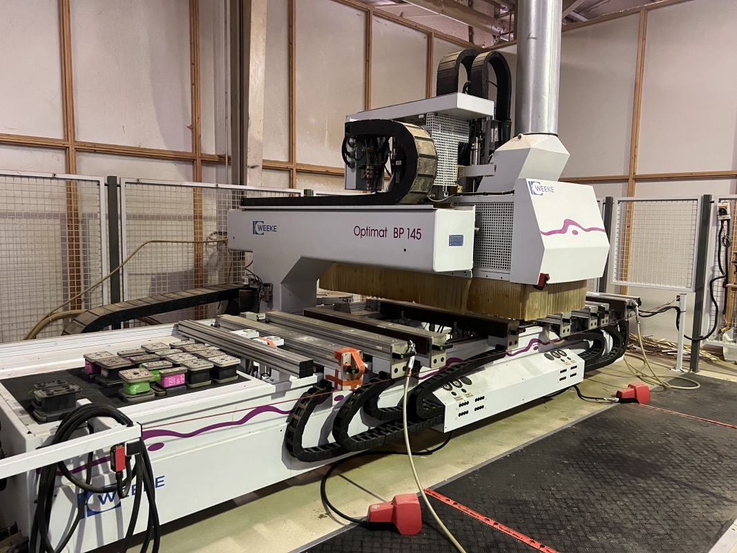 CNC machining center / WEEKE / Optimat BP 145