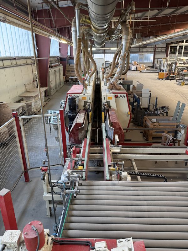 Edge processing line IMA COMBIMA / K/ II/ R75 / 1075 / V / R3 / IMA / COMBIMA / K/ II/ R75 / 1075 / V / R3