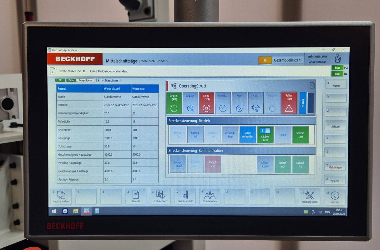 CNC-Center cut saw / WEHRMANN / WT-50/900