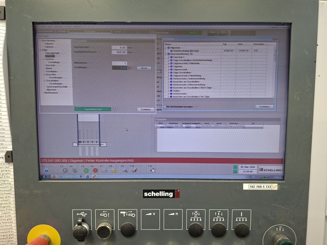 panel saw / SCHELLING / FM-H 430