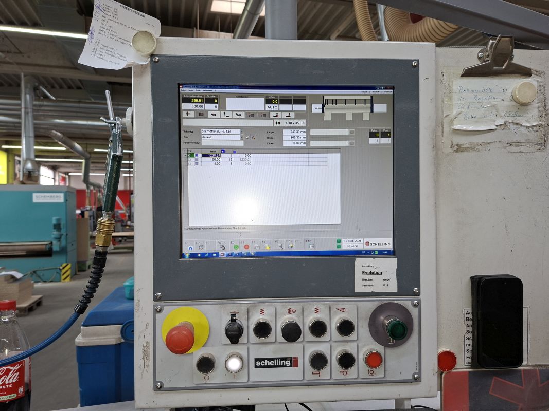 panel cutting saw with Plate storage / SCHELLING / FH 4