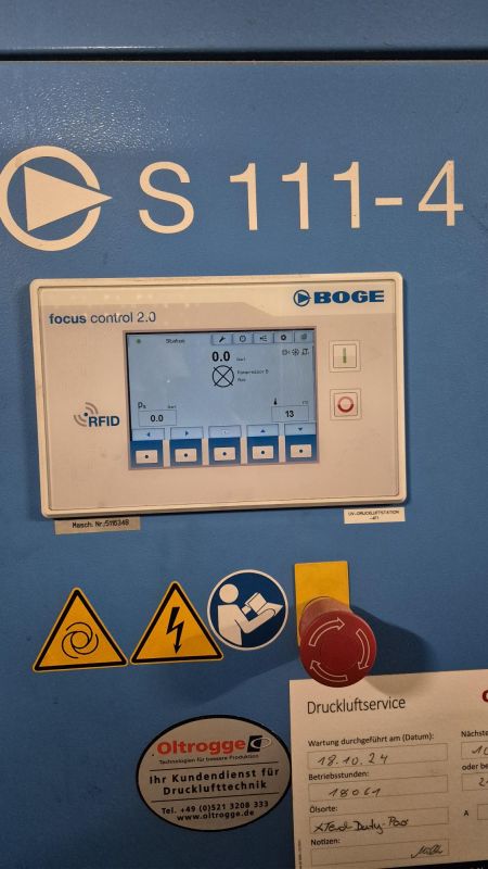 compressor with refrigerated dryer / Boge / 