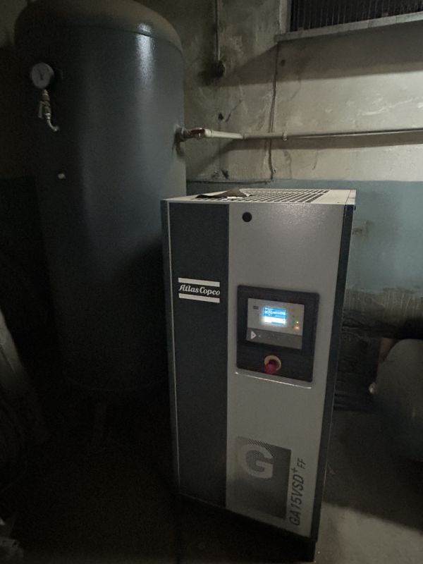 compressor system / ATLAS COPCO / GA15VSD+FF