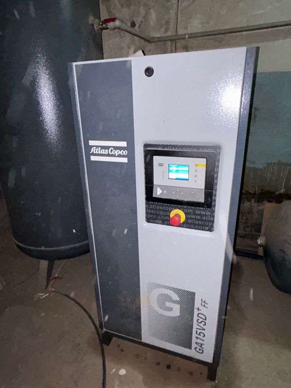 compressor system / ATLAS COPCO / GA15VSD+FF