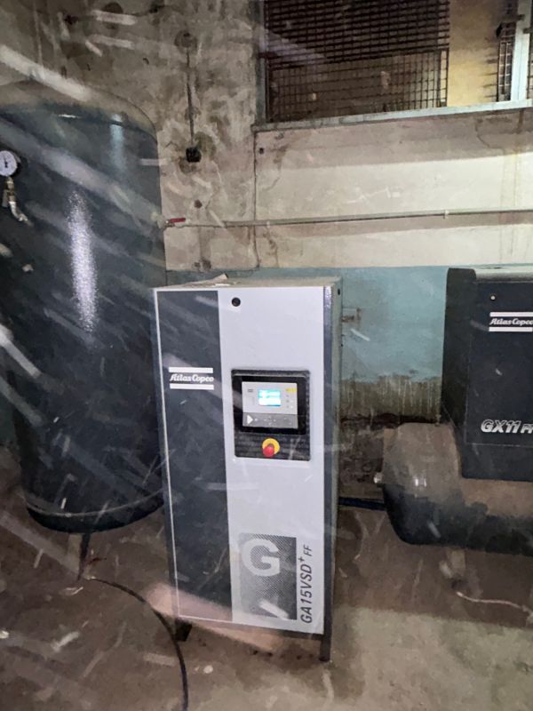 compressor system / ATLAS COPCO / GA15VSD+FF