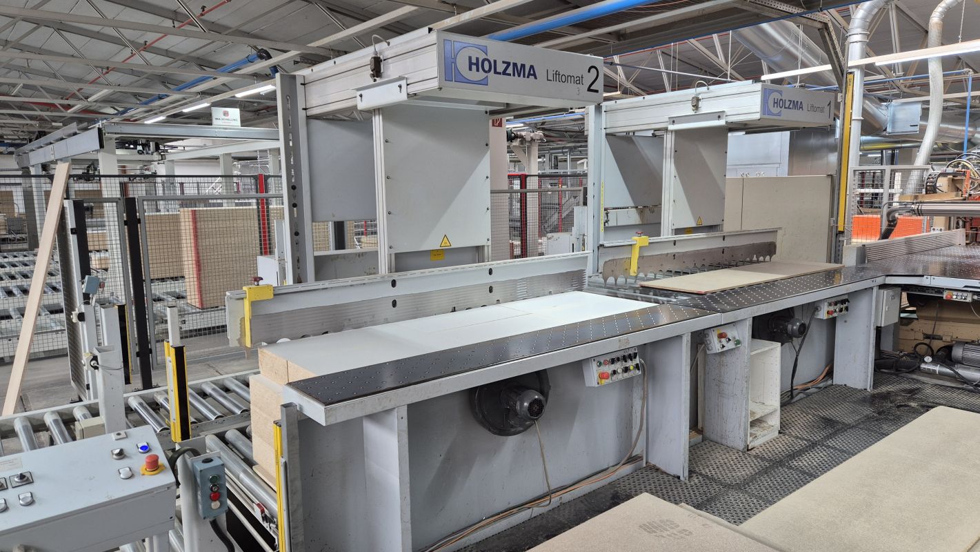 stacking platform for panel saws / HOLZMA / HAU A/B 25/8 + 25/12