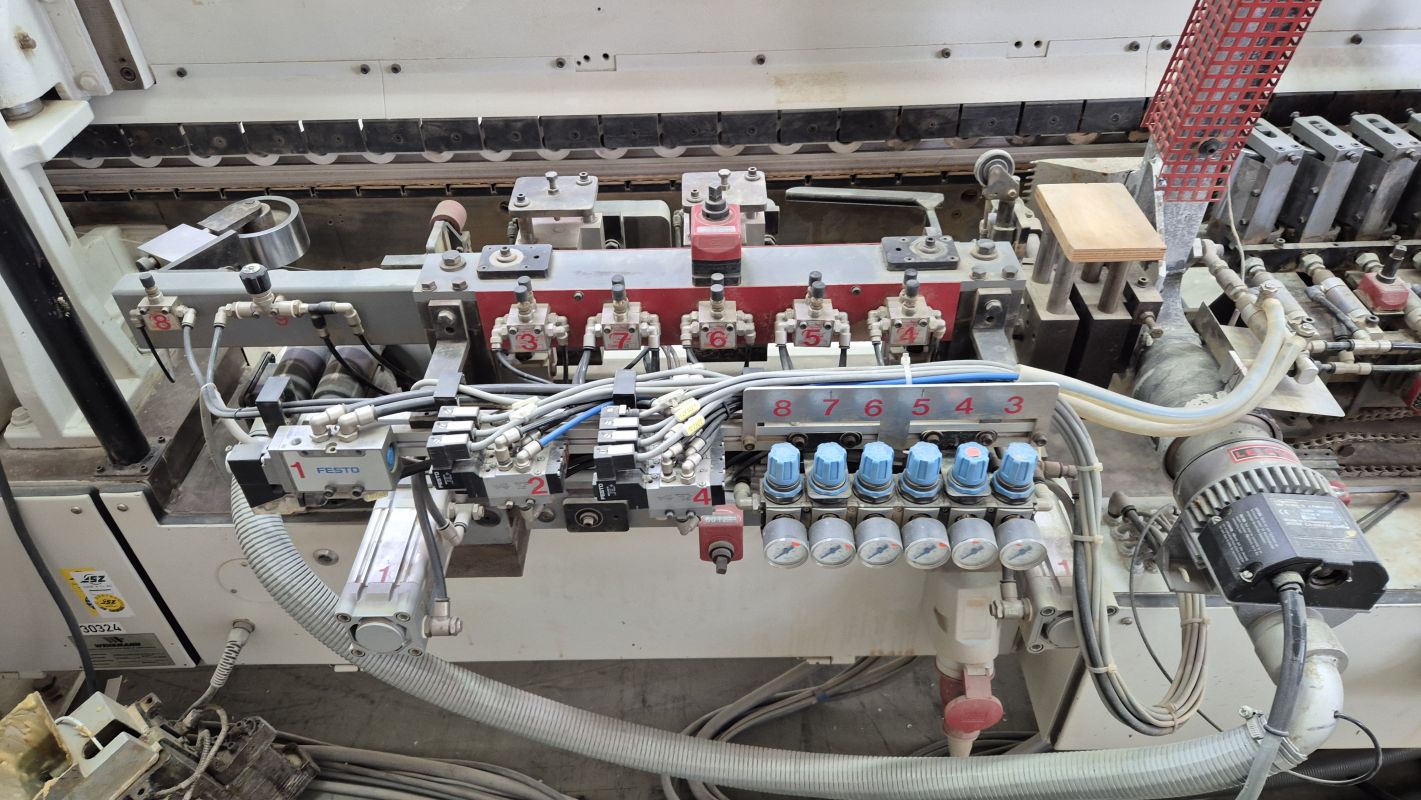 Single-sided rebate and edge-banding machine / IMA / AVM/K/I/G80/822/S3R3L20
