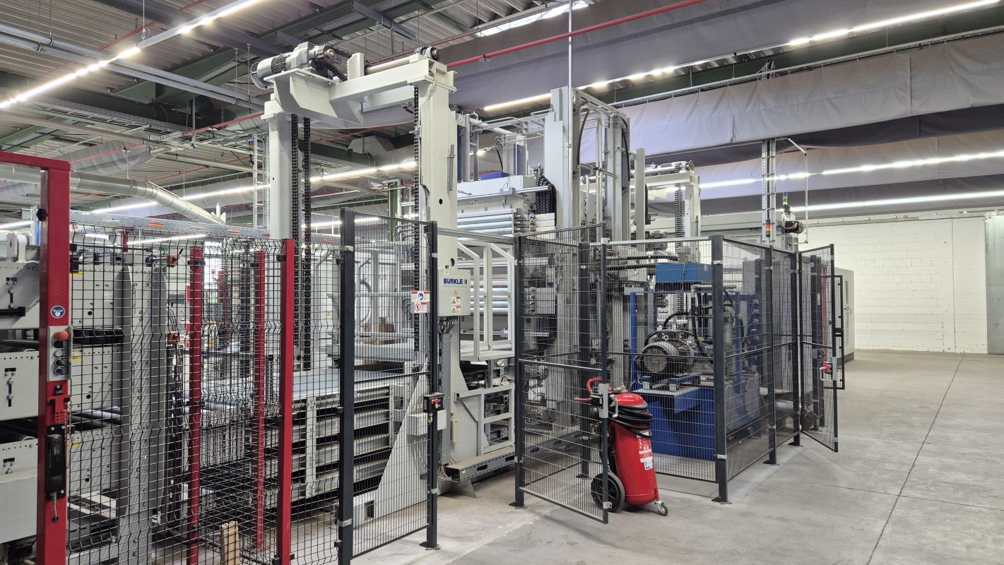 Continuous-feed press&nbsp; / B&Uuml;RKLE / 1428/50 