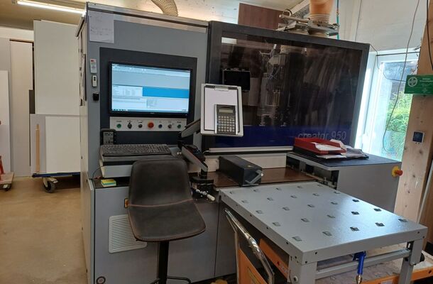 CNC throughfeed center with clamp drive / FORMAT 4 / Creator 950