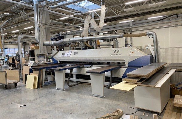 panel dividing saw with storage and feeding system  / PANHANS / POLYPAN 47 F