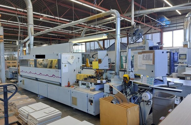 single-sided edge banding machine with workpiece return / HOMAG / Optimat KL 78/A20/S2/Z