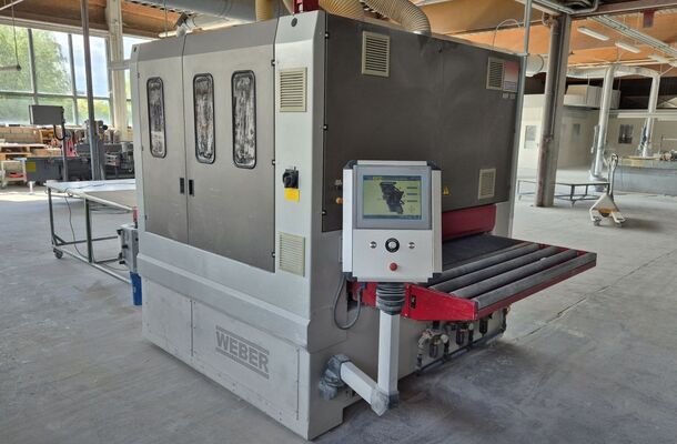 fine/cross-sanding machine / WEBER / KSF-3-1350