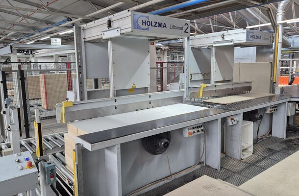 stacking platform for panel saws / HOLZMA / HAU A/B 25/8 + 25/12