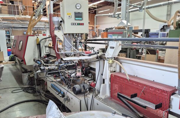 Single-sided rebate and edge-banding machine / IMA / AVM/K/I/G80/822/S3R3L20